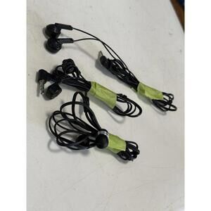 Earphones Wired , Vintage Lot Of 3 , Casio And 2 Unbranded